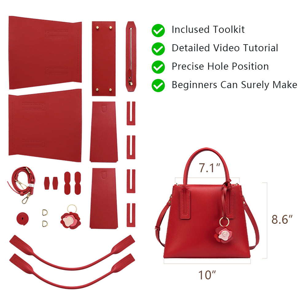 Split Leather DIY Handbag Kit-Solace Leather DB657