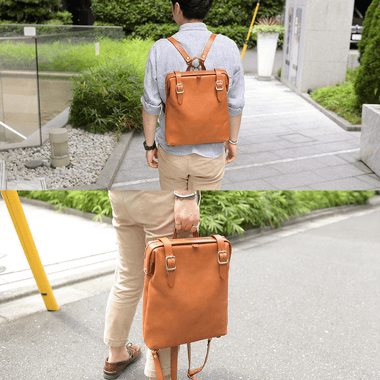 Solace Leather Backpack Template