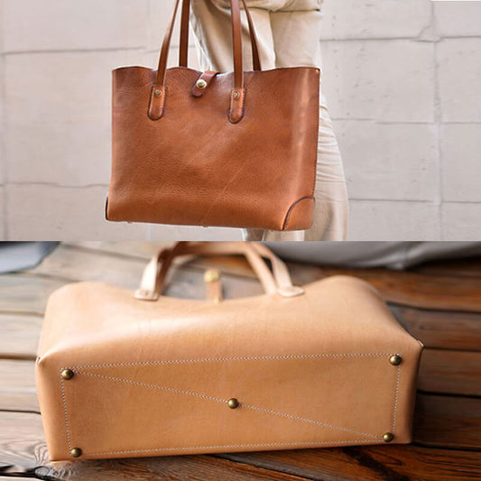 Solace Leather Tote Bag Template