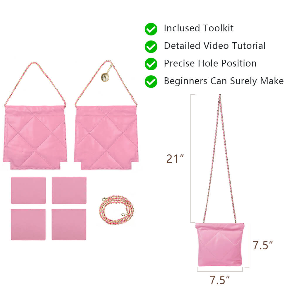 Top-Grain Leather Bag DIY Kit-Solace Leather DB503S