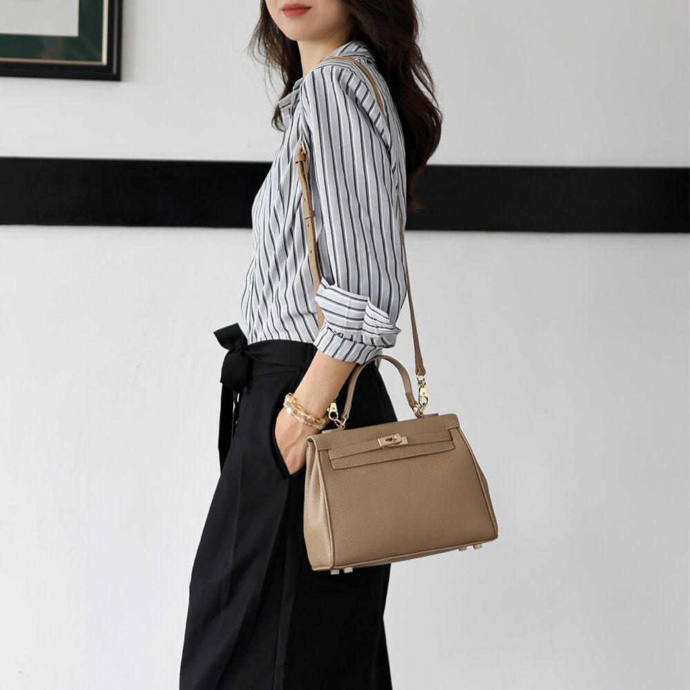 Top-Grain Leather Handbag DIY Kit-Solace Leather DB531