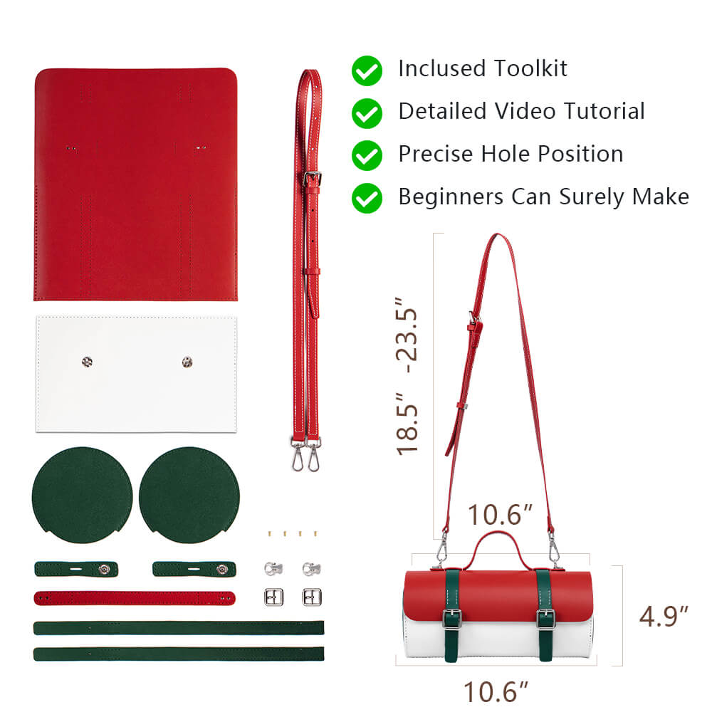 Split Leather DIY Handbag Kit-Solace Leather DB888