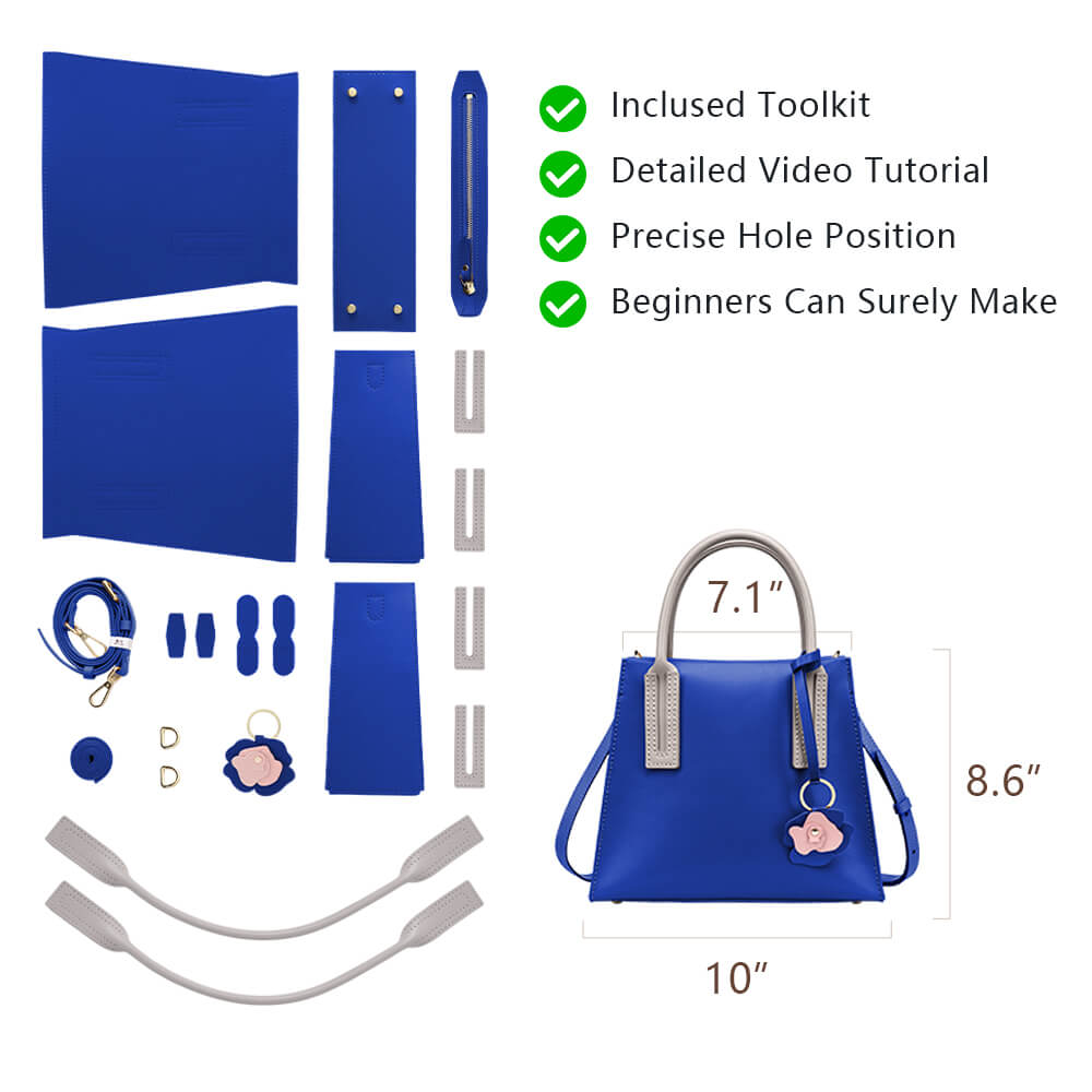 Split Leather DIY Handbag Kit-Solace Leather DB657