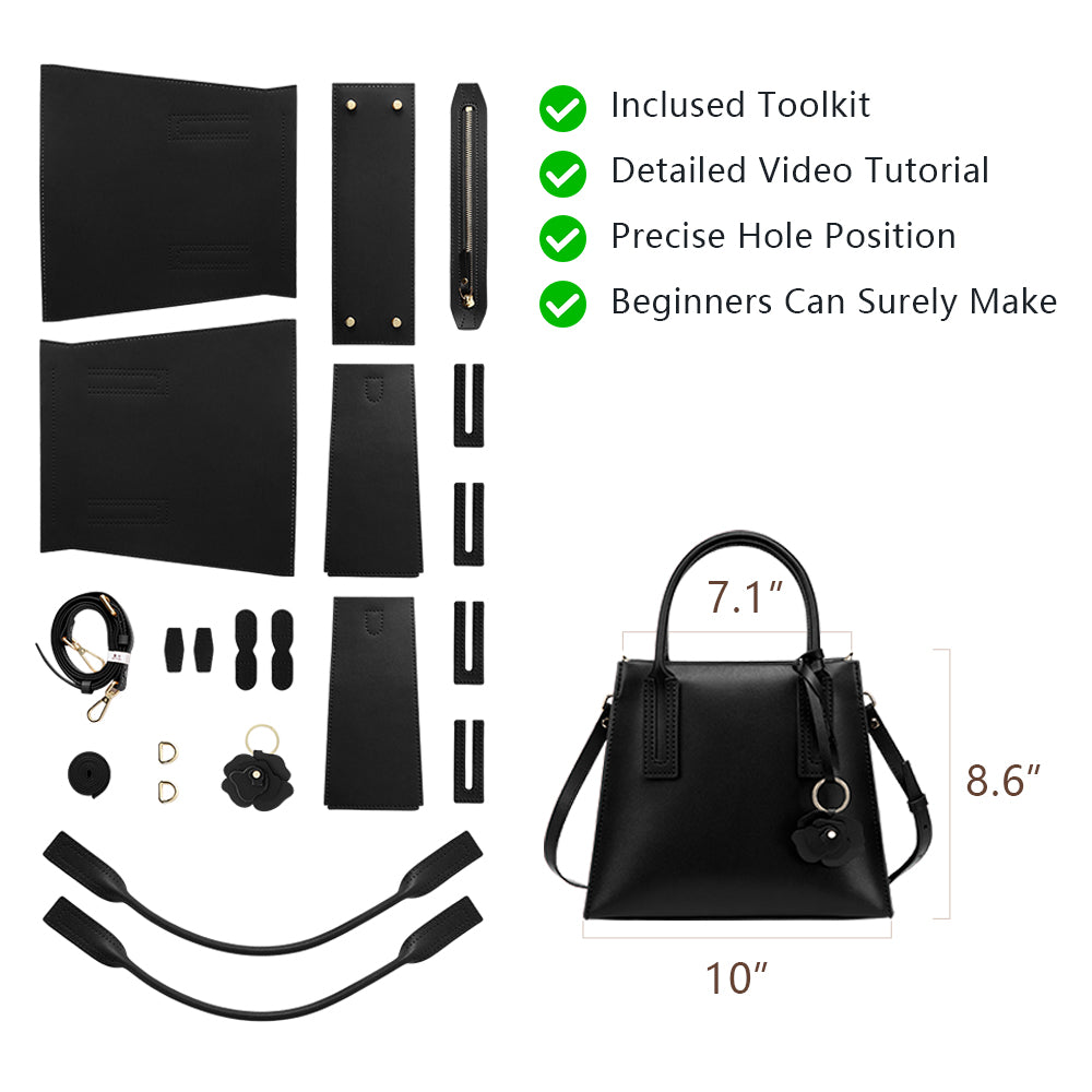 Split Leather DIY Handbag Kit-Solace Leather DB657