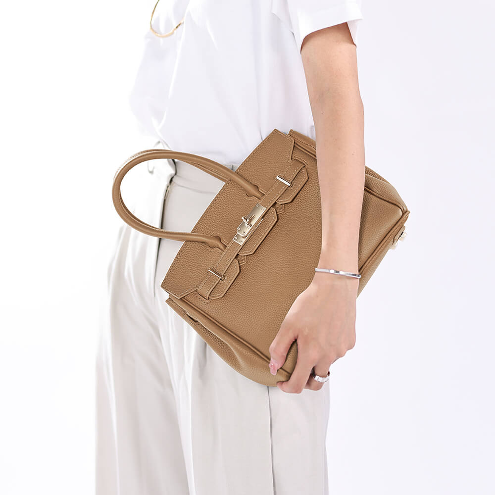 Litchi Grain Top-Grain Leather Handbag Making Kit-Solace Leather DB843