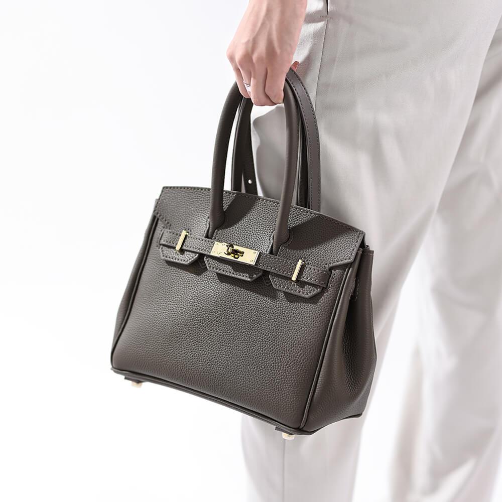 Litchi Grain Top-Grain Leather Handbag Making Kit-Solace Leather DB843