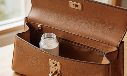 remove smell from a leather bag