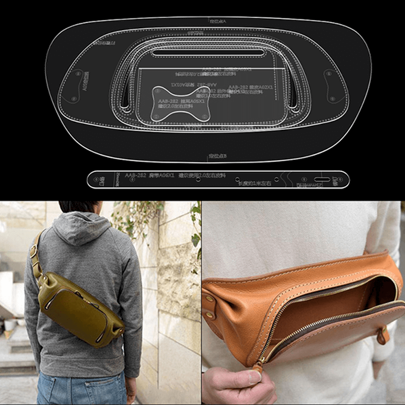 Solace Leather Crossbody Bag Template