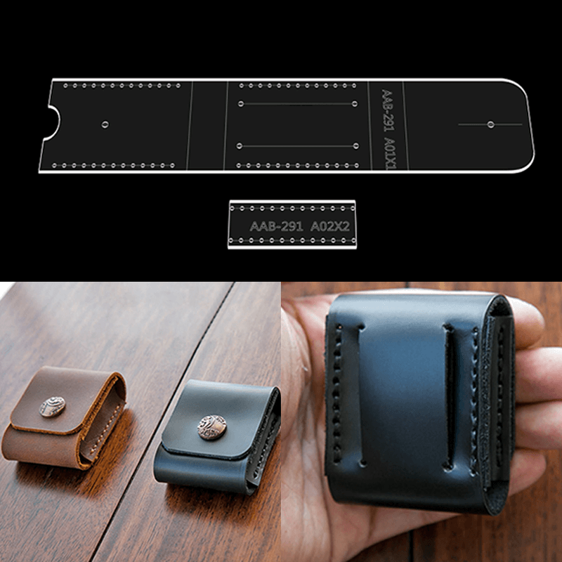 Solace Leather Pouch Template
