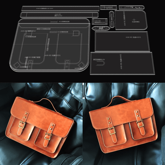 Solace Leather Backpack Template