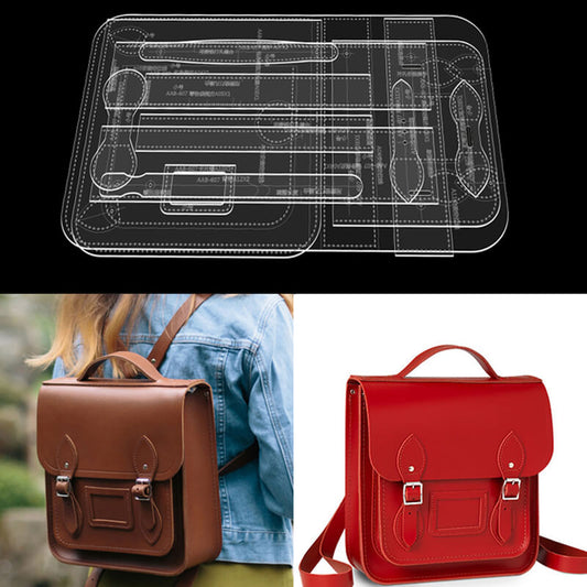 Solace Leather Backpack Template