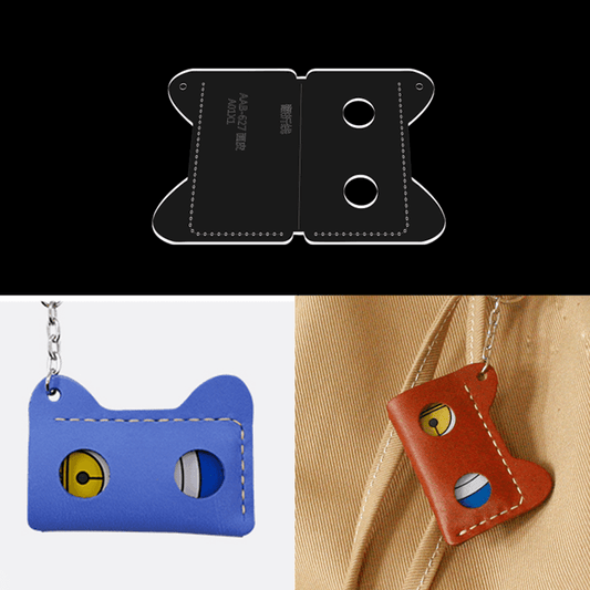 Solace Leather Keychain Template