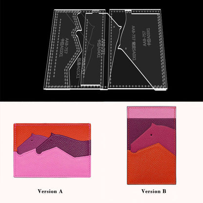 Solace Leather Card Bag Template