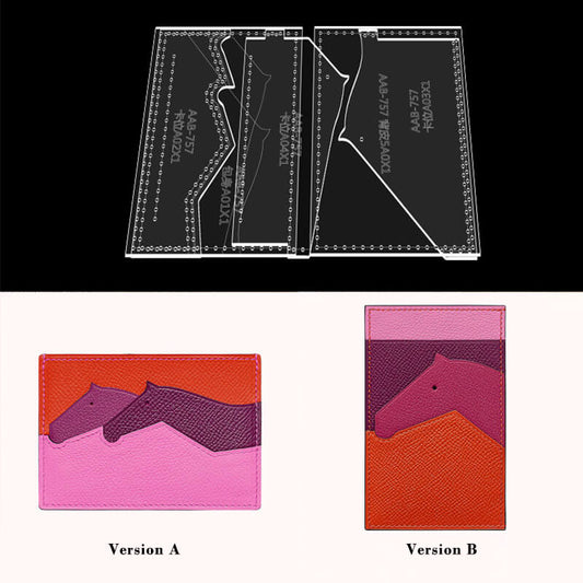 Solace Leather Card Bag Template