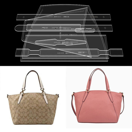 Solace Leather Tote Bag Template