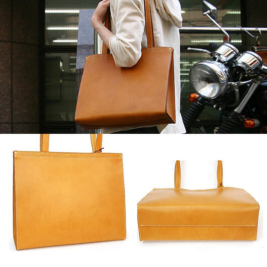 Solace Leather Tote Bag Template