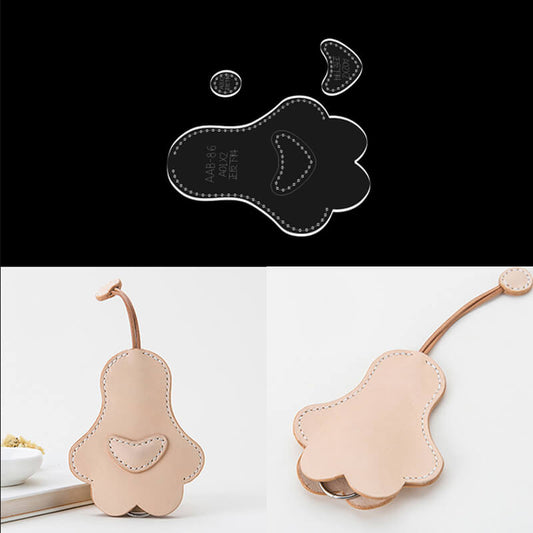 Solace Leather Keychain Template