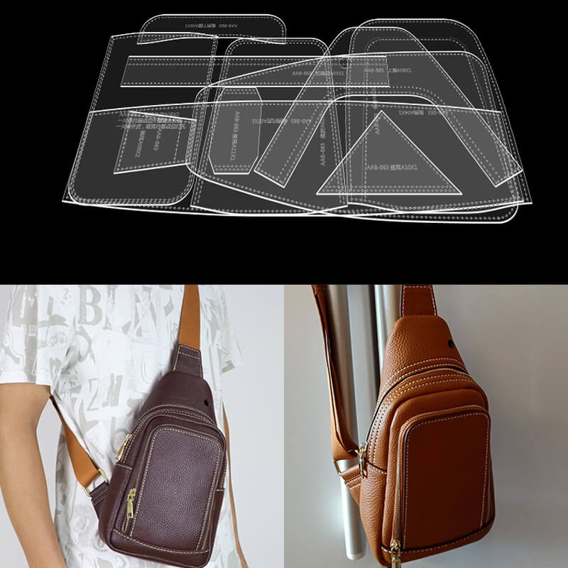 Solace Leather Crossbody Bag Template