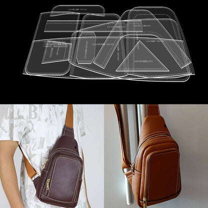 Solace Leather Crossbody Bag Template