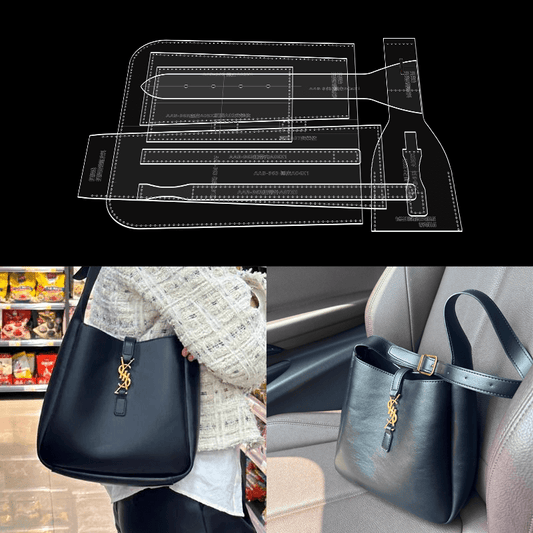 Solace Leather Tote Bag Template
