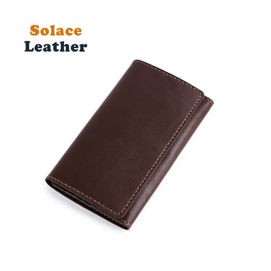 Top-Grain Leather DIY Wallet Kit for Men-Solace Leather D001