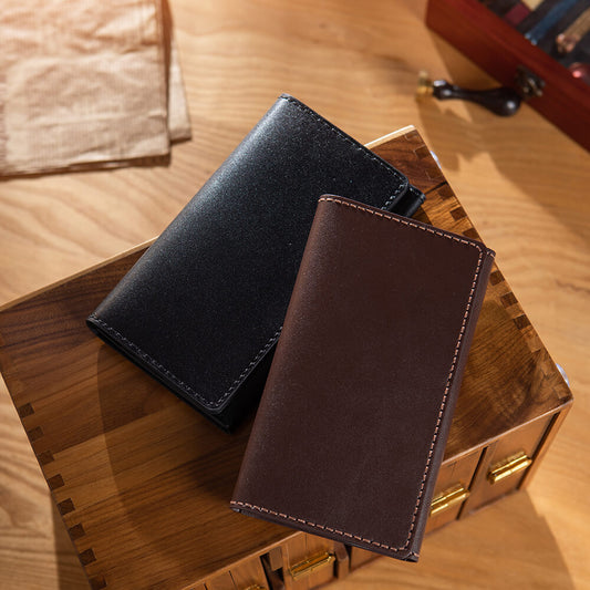 Top-Grain Leather DIY Wallet Kit for Men-Solace Leather D001