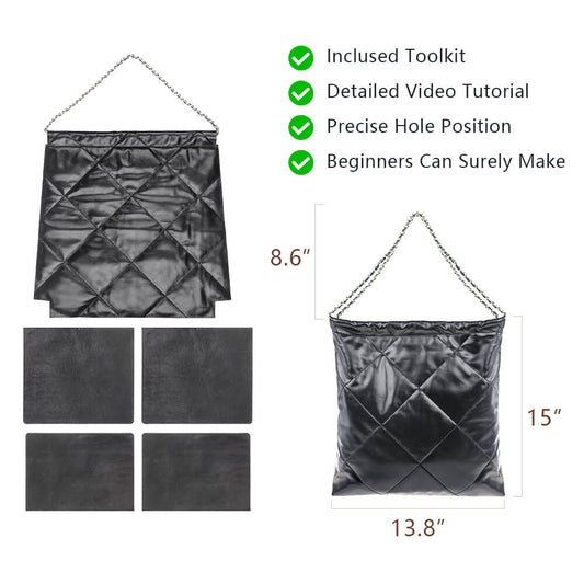 Top-Grain Leather Bag DIY Kit-Solace Leather DB503