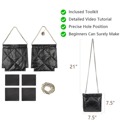 Top-Grain Leather Bag DIY Kit-Solace Leather DB503S