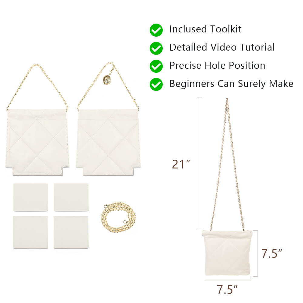 Top-Grain Leather Bag DIY Kit-Solace Leather DB503S