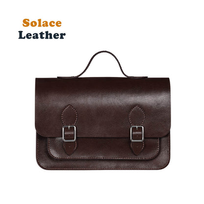 Split Leather Men's Messenger Bag DIY Kit-Solace Leather DB504