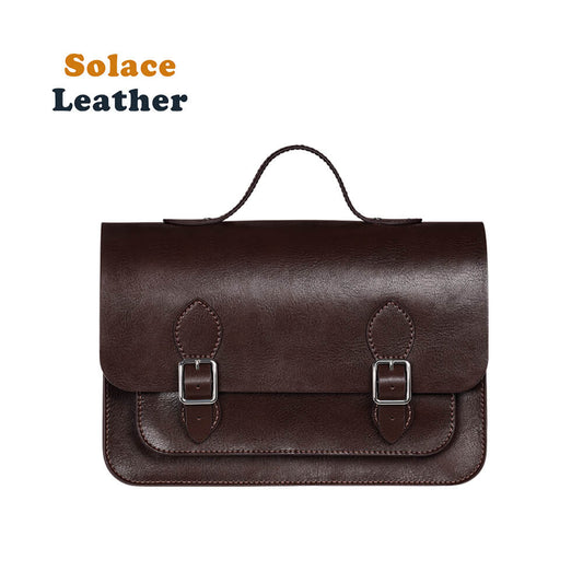 Split Leather Men's Messenger Bag DIY Kit-Solace Leather DB504