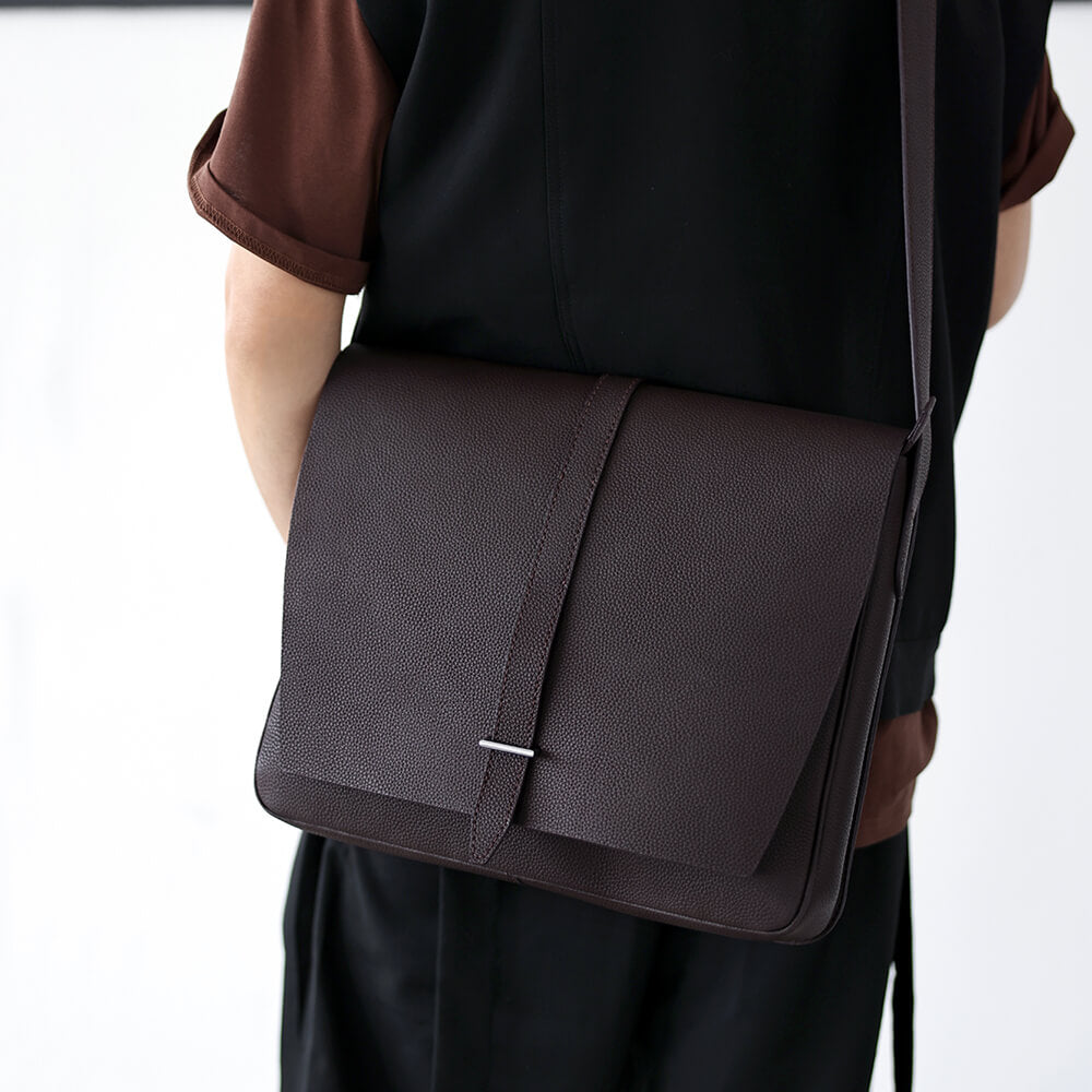Top- Grain Leather Messenger Bag DIY Kit-Solace Leather DB516