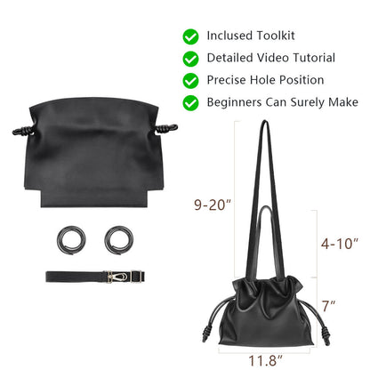 Split Leather DIY Handbag Kit-Solace Leather DB540