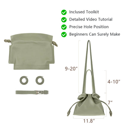 Split Leather DIY Handbag Kit-Solace Leather DB540