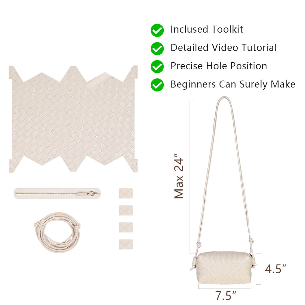Split Leather Bag DIY Kit-Solace Leather DB541