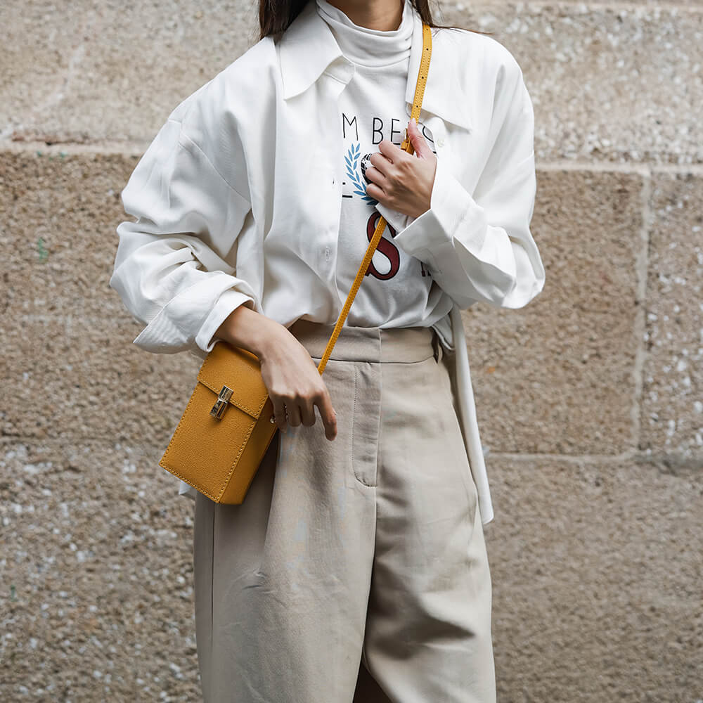 Split Leather DIY Crossbody Small Bag kit-Solace Leather DB679