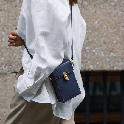 Split Leather DIY Crossbody Small Bag kit-Solace Leather DB679