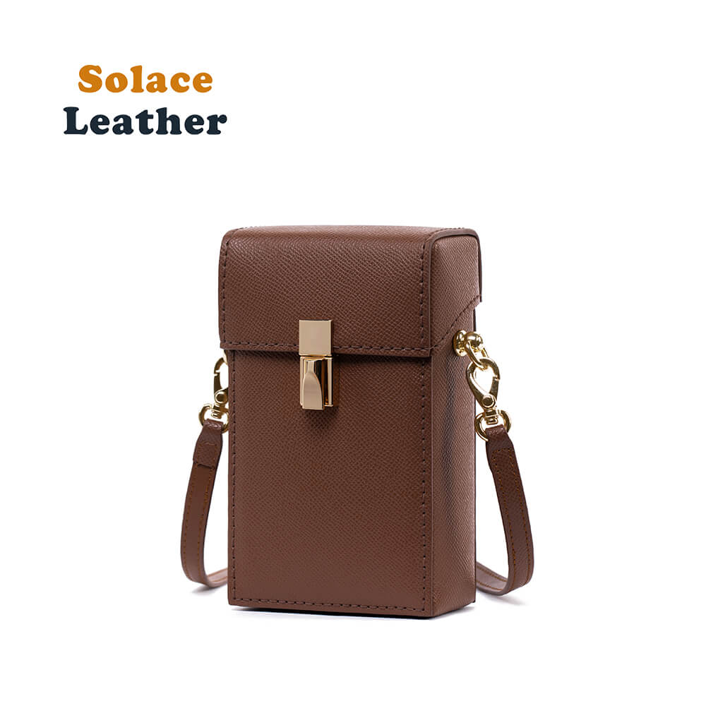 Split Leather DIY Crossbody Small Bag kit-Solace Leather DB679