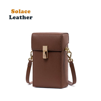 Split Leather DIY Crossbody Small Bag kit-Solace Leather DB679