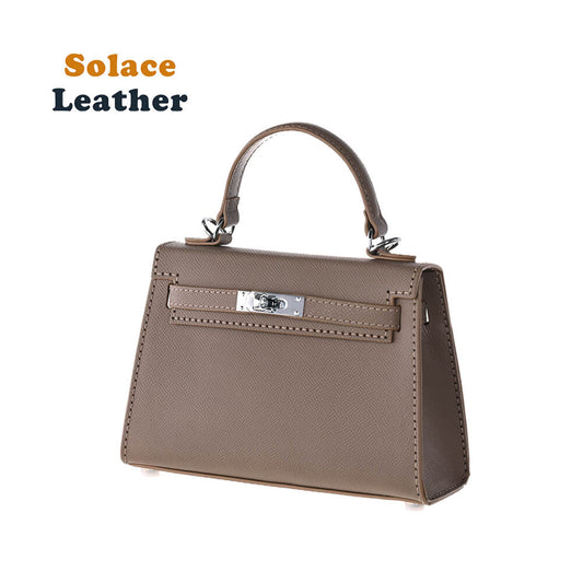 Top-Grain Epsom Leather Handbag DIY Kit-Solace Leather DB697