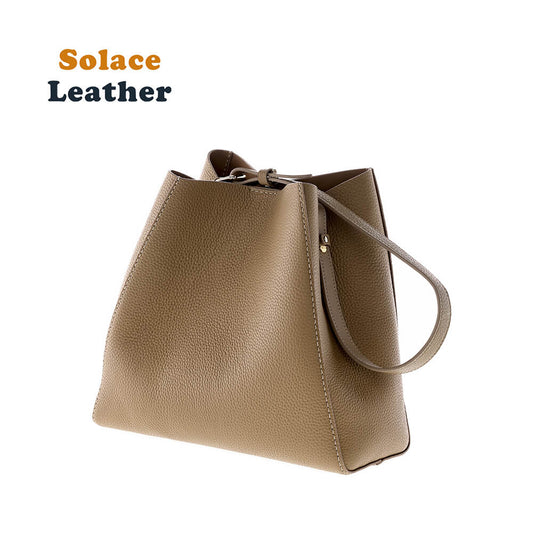 Top-Grain Leather DIY Tote Bag Kit-Solace Leather DB728