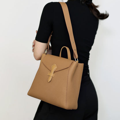 Top-Grain Leather Backpack & shoulder bag DIY Kit-Solace Leather DB733
