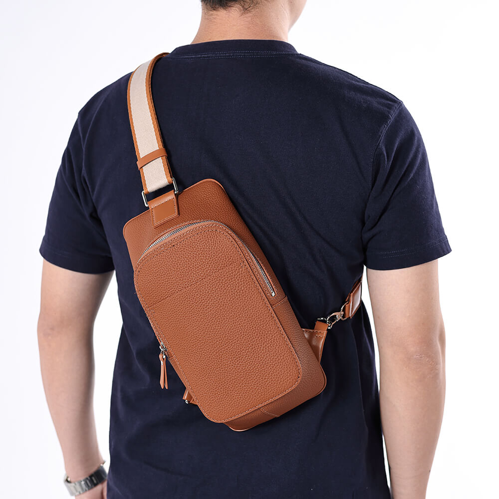 Top-Grain Leather Crossbody Bag DIY Kit-Solace Leather DB737