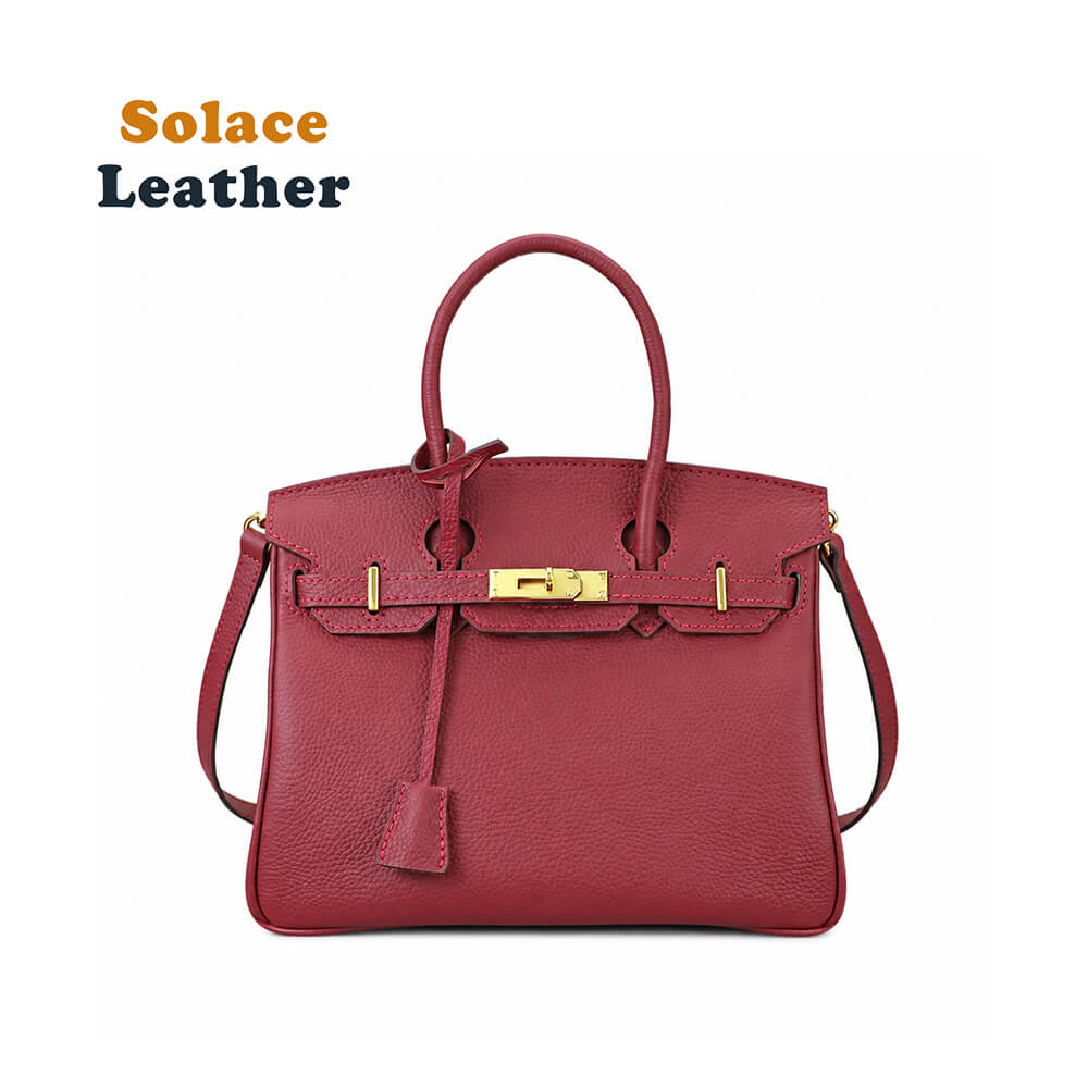 Top-Grain Pebbled Leather Handbag DIY Kit-Solace Leather HB802
