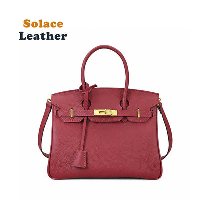 Top-Grain Pebbled Leather Handbag DIY Kit-Solace Leather HB802