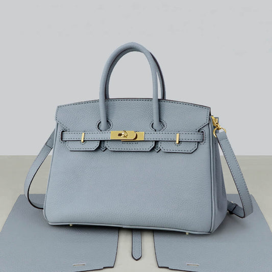 Top-Grain Pebbled Leather Handbag DIY Kit-Solace Leather HB802