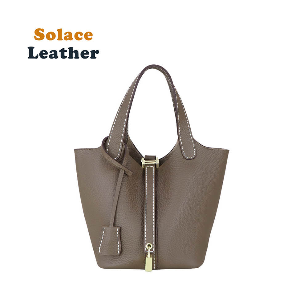 Top-Grain Leather Tote Bag DIY Kit-Solace Leather HB807
