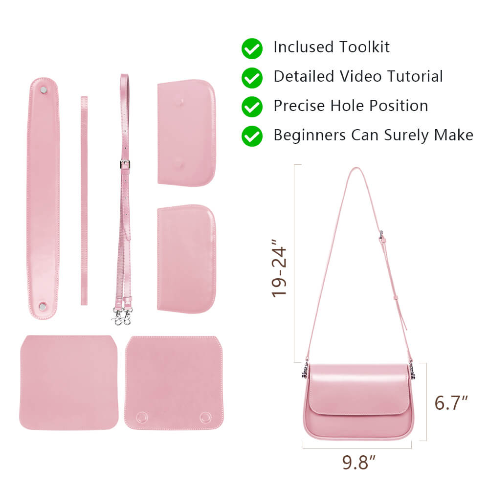 Genuine Leather DIY Bag Kit-Solace Leather DB845