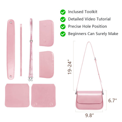 Genuine Leather DIY Bag Kit-Solace Leather DB845