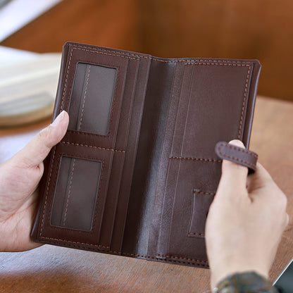 Top-Grain Leather DIY Wallet Kit-Solace Leather DC012